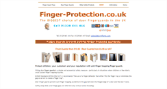 Desktop Screenshot of finger-protection.co.uk